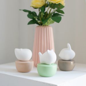 Mini ceramic animal shape diffuser