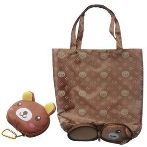 Cartoon animal-shaped folding bag