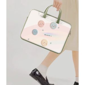 Simple PU laptop bag