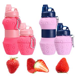 Pineapple strawberry shaped foldable kettle