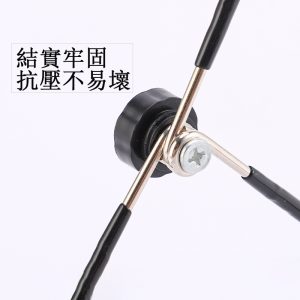Cut-out rotatable metal phone holder