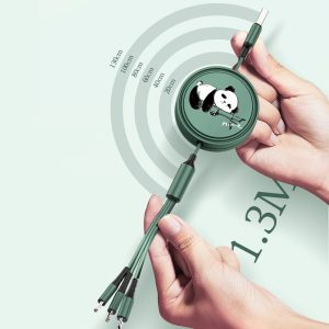 Panda fast charging data cable