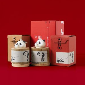 Creative panda head shaped aromatherapy gift box