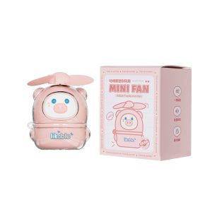 Cartoon cute pet modeling student portable small fan