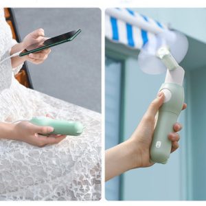 Hand-held fan blades foldable mini small fan