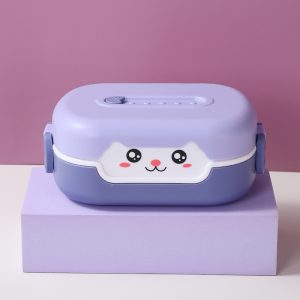 Cute cartoon pattern children's portable bento box