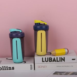 Portable anti-slip cup sleeve sports water bottle