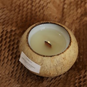 Coconut shell candle diffuser