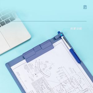 Plastic plate clip folder
