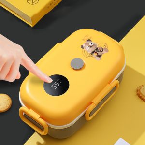 Digital display thermal insulation portable lunch box