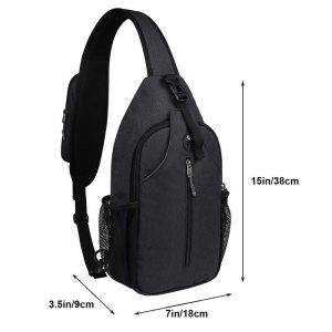 Lightweight casual cross-body bag