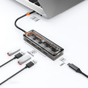 Transparent multi-function USB extender