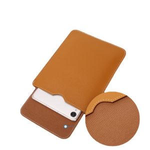 Solid leather laptop