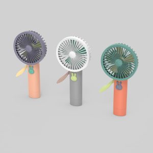 Portable push-type hand-held small fan
