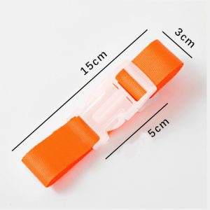 Retractable adjustable luggage buckle straps