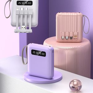Large-capacity self-wired power bank