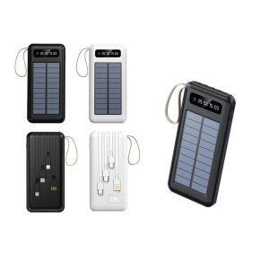 Solar comes with a wired power bank