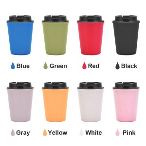 Wheat straw coffee cup