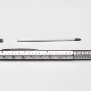 Level metal scale advertising pen