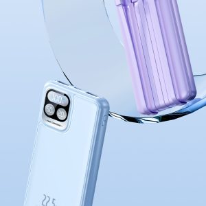 Ultra-slim mini self-wired power bank