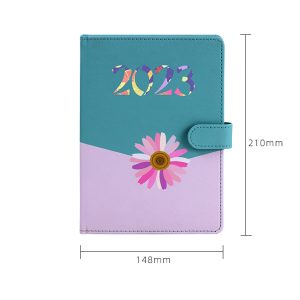 彩印精美搭扣pu記事簿