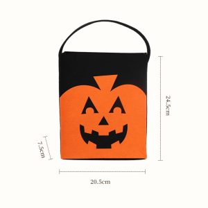 Halloween square felt candy bag