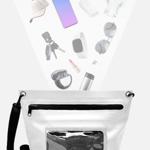 PVC mobile phone touchable waterproof bag