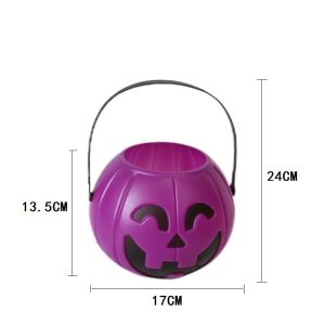 Halloween glowing pumpkin bucket