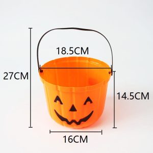 Halloween glow pumpkin bucket