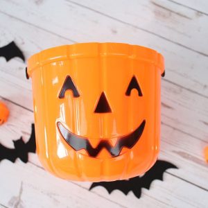 Halloween straight pumpkin bucket