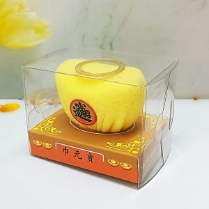 Gold ingot-shaped towel