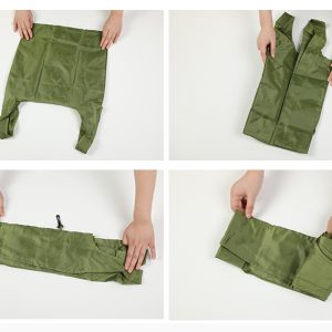 Thickened waterproof folding shopping bag
