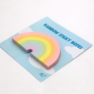 Rainbow creative sticky note sticker