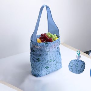 Polyester eco-friendly folding shopping bag