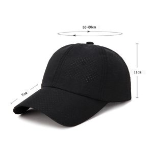 Solid color quick-drying mesh advertising cap