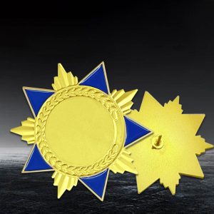Metal lacquered enamel placket