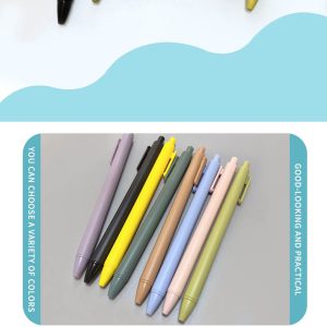 Macaron candy-colored press ballpoint pen