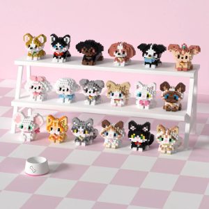動物拼裝積木玩具